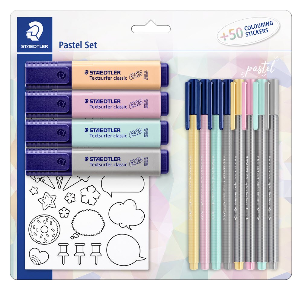 STAEDTLER&reg; Pastel st 12 ass artikler